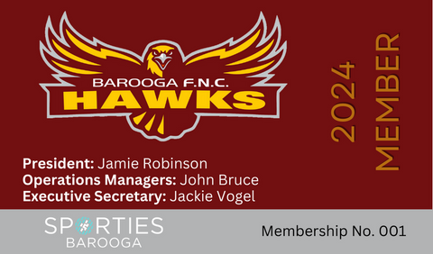 Hawks Club Pensioner Membership