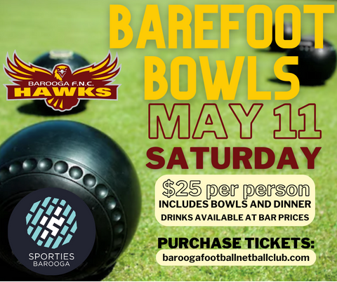 Barefoot Bowls Tickets