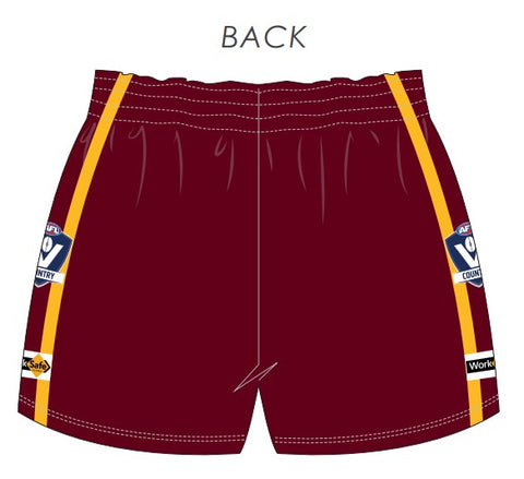 Maroon Broncos NRL Adult Boxer Short